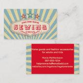  Circus Naaien Naalddraad Craft show Visitekaartje (Voorkant / Achterkant)