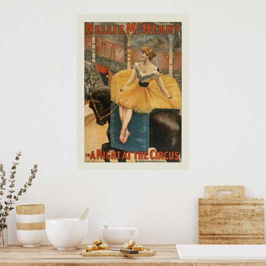  Circus Night Poster (Keuken)