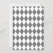 Circus of Carnaval thema Baby shower Kaart (Achterkant)