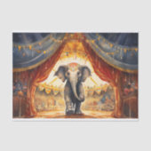 Circus Olifant 3 Decoupage papier (Voorkant)