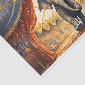 Circus Olifant 3 Decoupage papier (Detail)