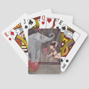 Circus Olifant Acrobaat Speelkaart Pokerkaarten