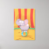 Circus Olifant Canvas Afdruk (Voorkant)