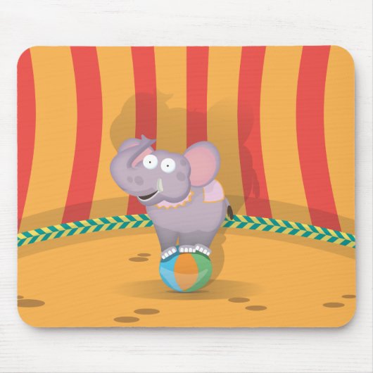 Circus Olifant Muismat (Voorkant)