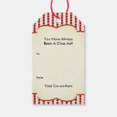  Circus Olifant Pensioen Cadeaulabel (Achterkant)