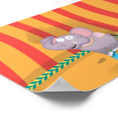 Circus Olifant Poster (Hoek)