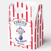 Circus Olifant Verjaardag Bedankdoosjes (Geopend)