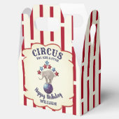 Circus Olifant Verjaardag Bedankdoosjes (Geopend)