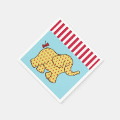 Circus Olifant Verjaardagsfeest Servetten (Hoek)