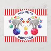 Circus Olifanten Funny Retirement Briefkaart (Voorkant)