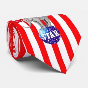 Circus Olifanten Stripe Carnaval Stropdas