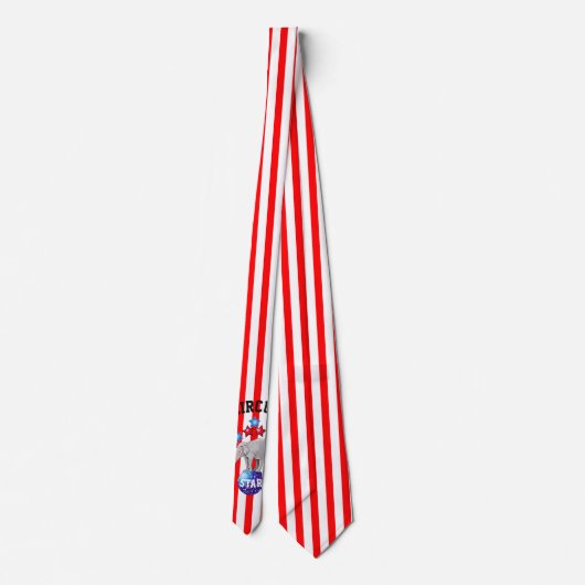 Circus Olifanten Stripe Carnaval Stropdas (Achterkant)