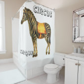  circus optredend zebra douchegordijn (In situ)