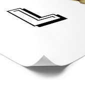  circus optredende kameel poster (Hoek)