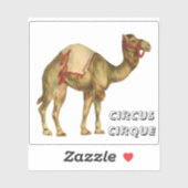 circus optredende kameel sticker (Vel)