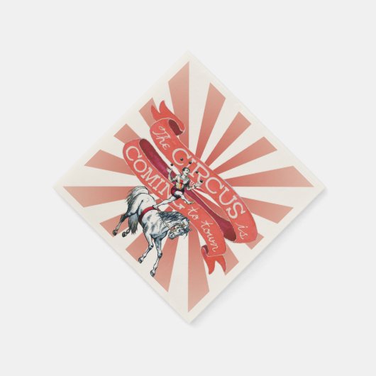 Circus Papier servet (50) (Hoek)