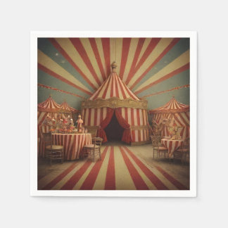  circus papieren servetten