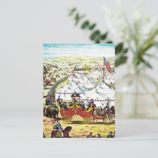 Circus Parade Briefkaart (Staand voorkant)