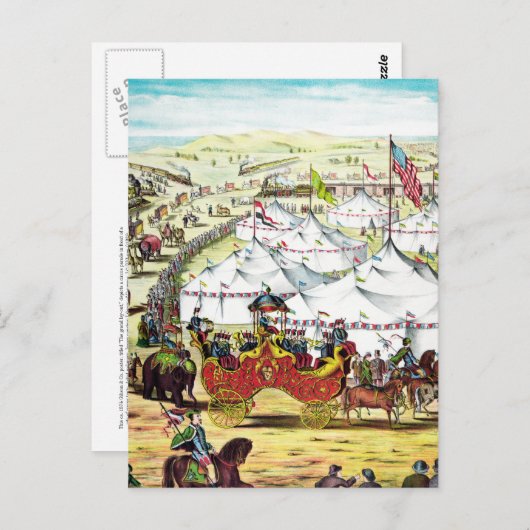  Circus Parade Briefkaart (Voorkant / Achterkant)