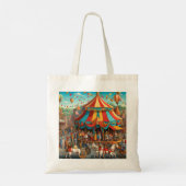 Circus Parade Canvas tas (Achterkant)