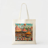 Circus Parade Canvas tas (Voorkant)