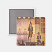 Circus parade door Georges Seurat Magneet (Voorkant / Achterkant)