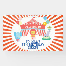 Circus party backdrop, Carnival Spandoek