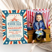  Circus Party Carnaval Party Verjaardagsfoto Kaart