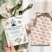 Circus Party Carnaval Thema 1e verjaardag Kaart