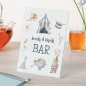 Circus Party Carnaval Thema 1e verjaardag Reclamebord Met Voetstuk (Insitu)