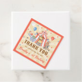 Circus Party Dieren Carnaval Verjaardag Dank u Bedankjes Labels (In situ)