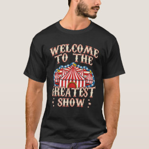 Circus Party Gift Clown Leeuw Vuur Ring Acrobat Fu T-shirt