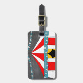 Circus Party Gifts Bagagelabel (Voorkant verticaal)