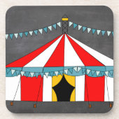 Circus Party Gifts Bier Onderzetter (Voorkant)