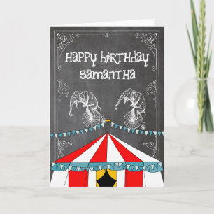 Circus Party Gifts Kaart