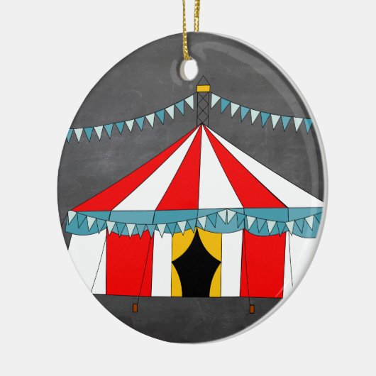 Circus Party Gifts Keramisch Ornament (Links)