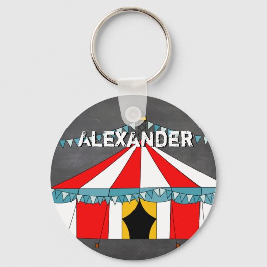 Circus Party Gifts Sleutelhanger (Voorkant)