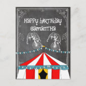 Circus Party Gifts Uitnodiging Briefkaart (Voorkant)