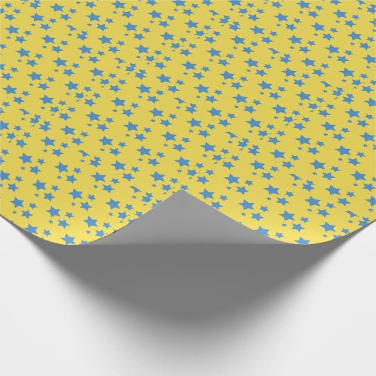 Circus Party Stars modern design wrapping paper Cadeaupapier (Hoek)