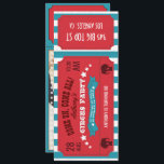 Circus Party Ticket Kids Birthday Party voegt foto Kaart<br><div class="desc">Retro Circus Party-uitnodigingen die op uw gebeurtenissenspecificaties kunnen worden afgestemd. Zie het volledige gamma van passende producten Circus van de Partij in het hieronder collectie.</div>