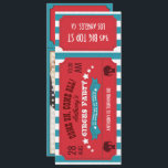 Circus Party Ticket Kids Birthday Party voegt foto Kaart<br><div class="desc">Retro Circus Party-uitnodigingen die op uw gebeurtenissenspecificaties kunnen worden afgestemd. Zie het volledige gamma van passende producten Circus van de Partij in het hieronder collectie.</div>