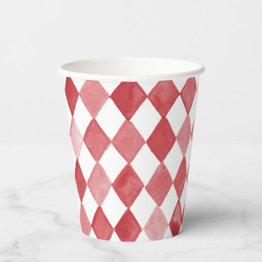 Circus Party-ups | Carnival Party Cups Papieren Bekers (Achterkant)