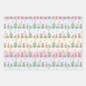 Circus Pastel Baby Inpakpapier Vel (Voorkant)