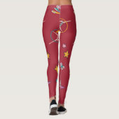 Circus patroon leggings (Achterkant)