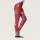 Circus patroon leggings (Rechts)