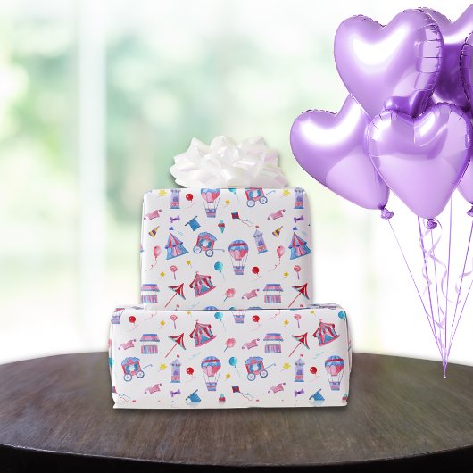 Circus Pattern Cadeaupapier