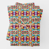 Circus Pattern Inpakpapier Vel (In situ)