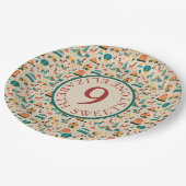 Circus Pattern Papieren Bordje (Gekanteld)