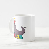 Circus Performance Seal Koffiemok (Voorkant links)