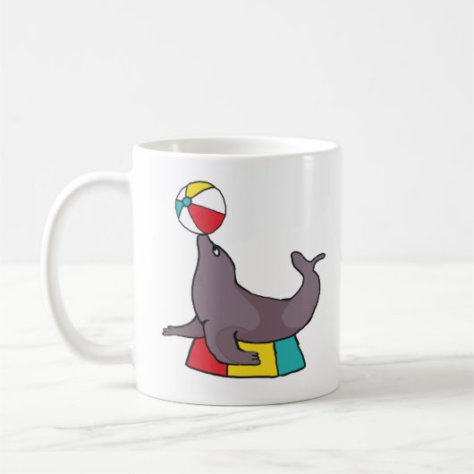 Circus Performance Seal Koffiemok (Links)
